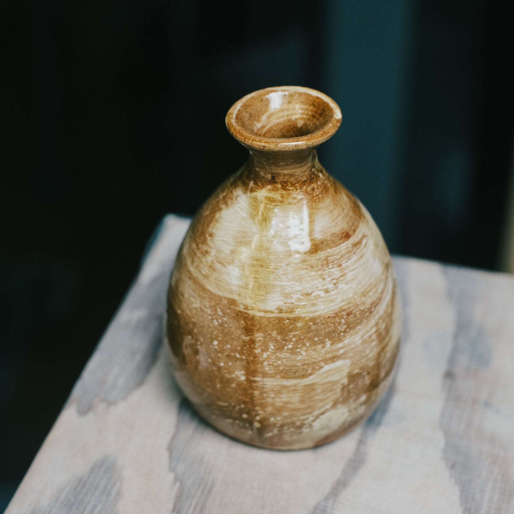 Tokkuri, Hakeme Ash Glaze