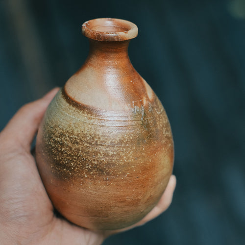 Tokkuri, Bizen Wood-Fired - Fuseyaki