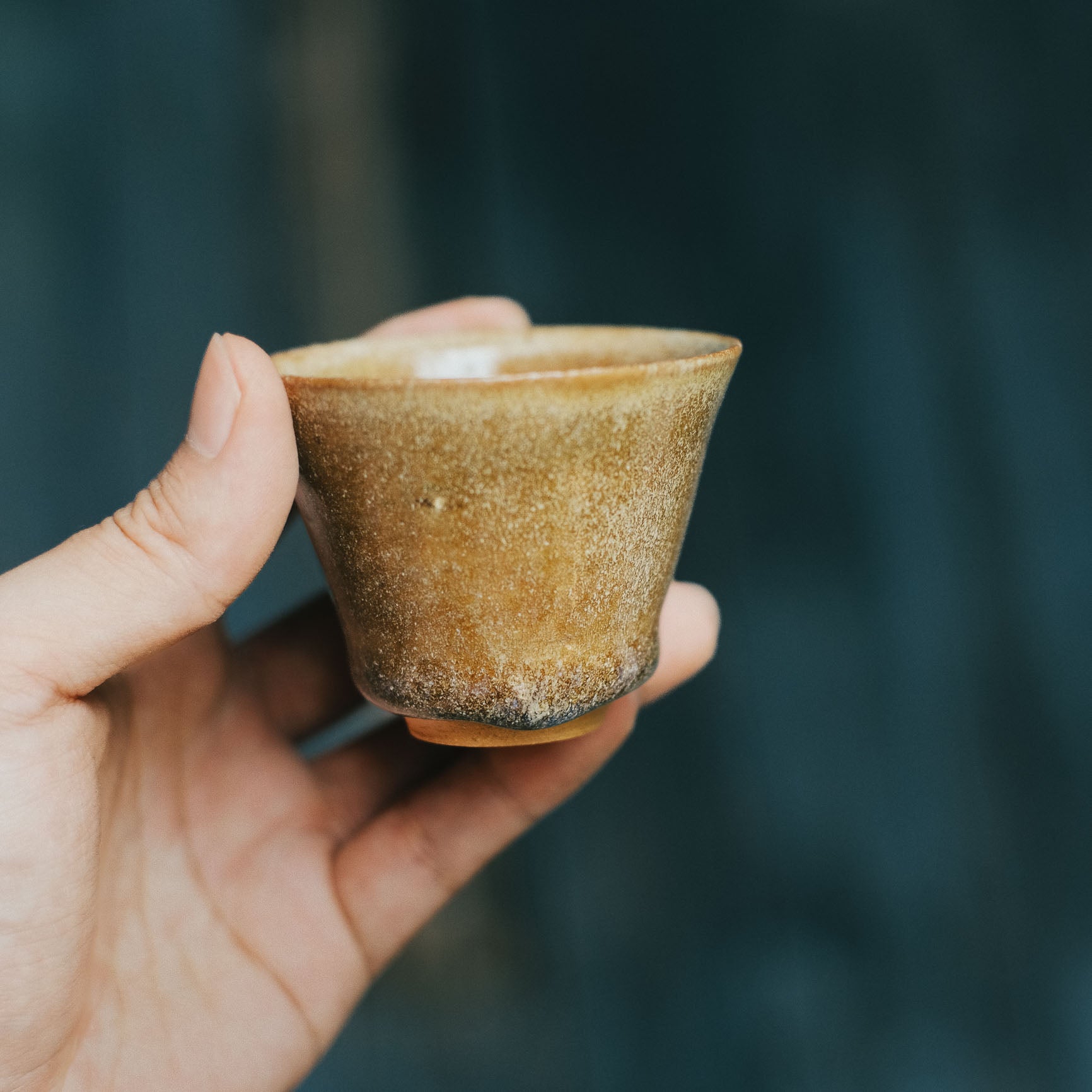 Tea Cup, Local Clay, Glazed