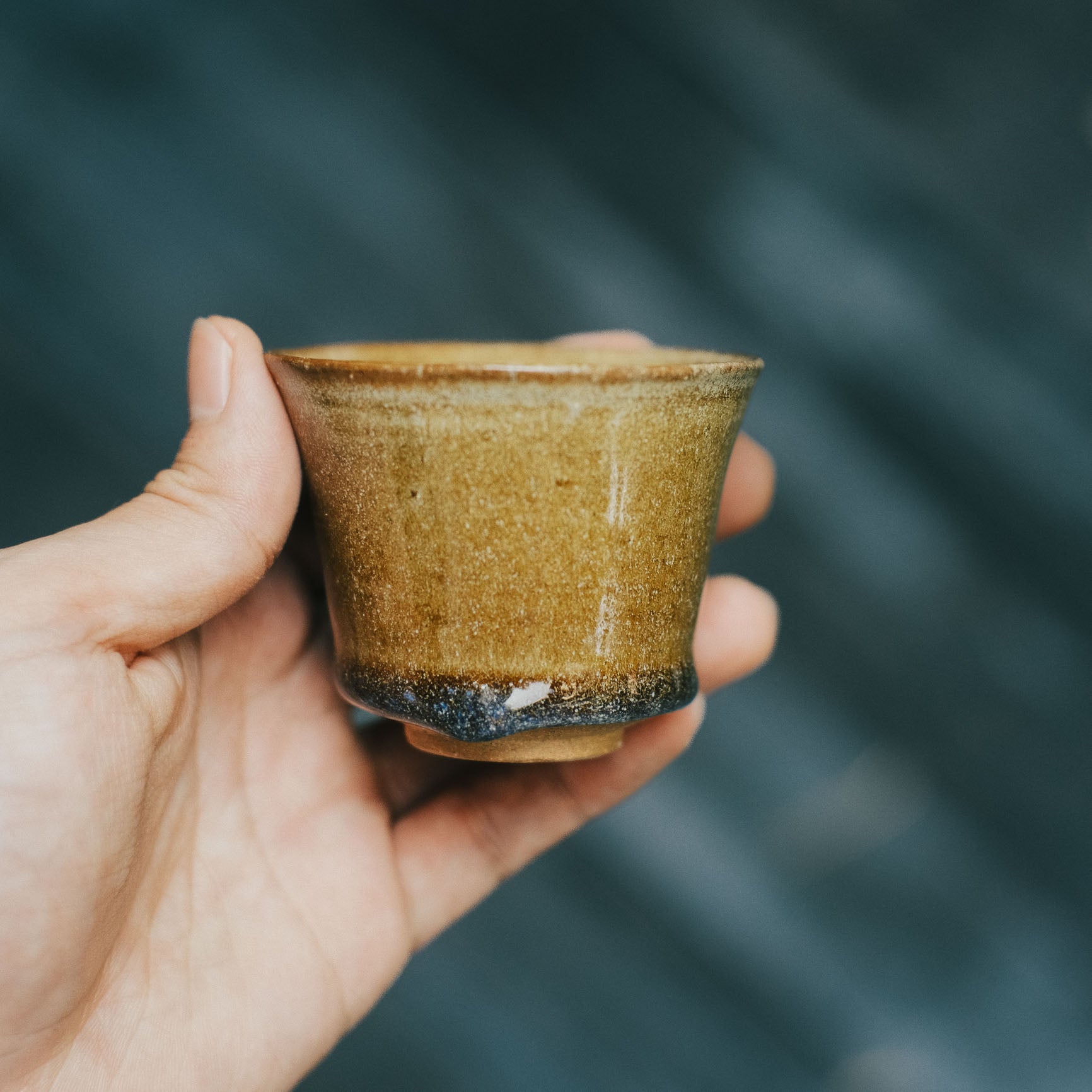 Tea Cup, Local Clay, Glazed