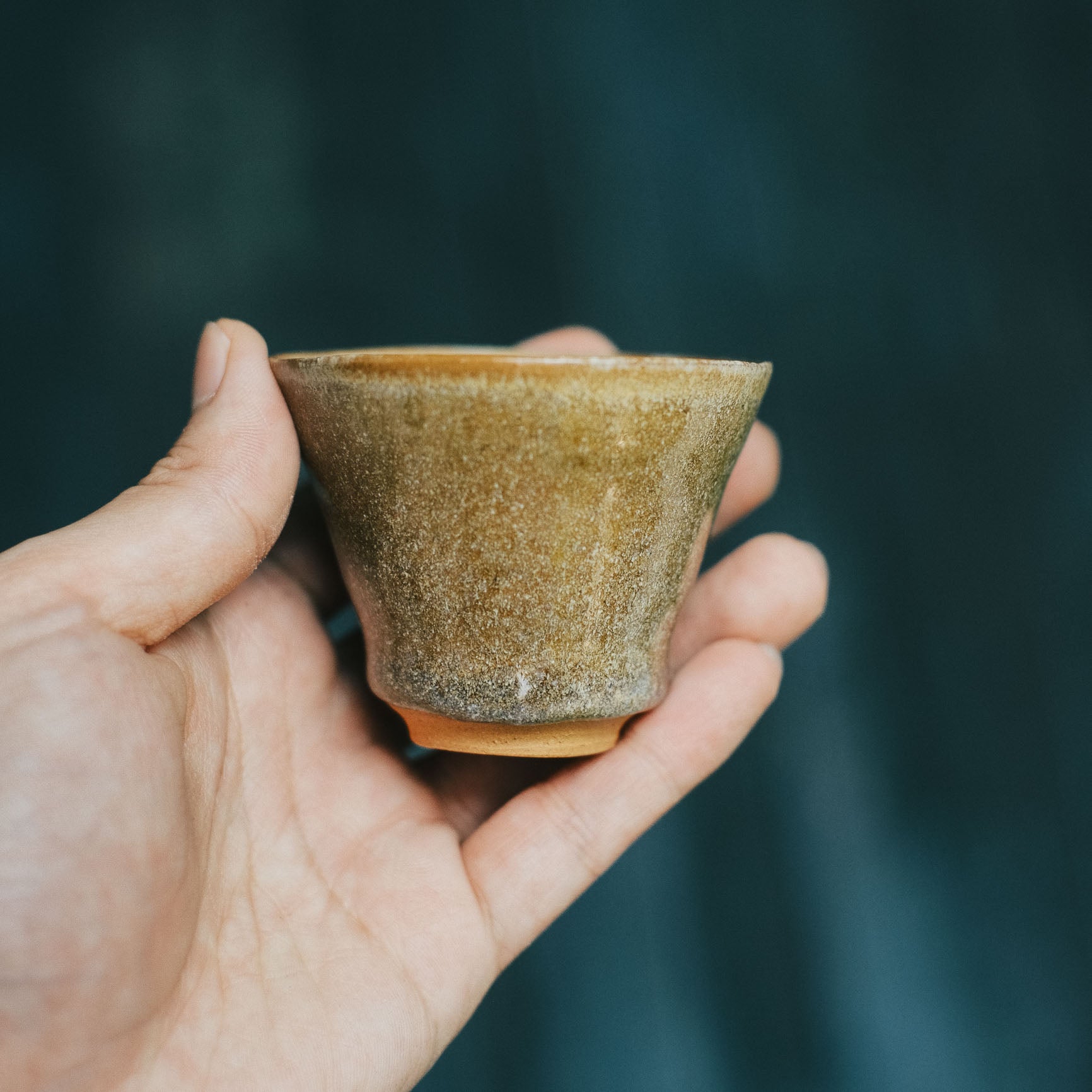 Tea Cup, Local Clay, Glazed