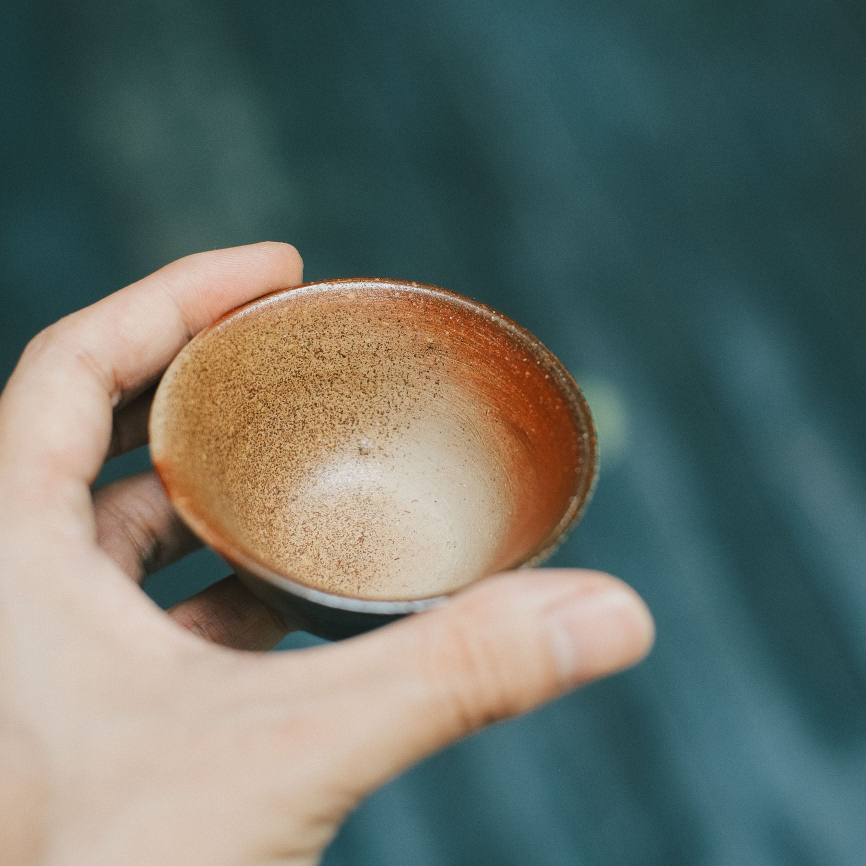 Tea Cup, Bizen Wood-Fired