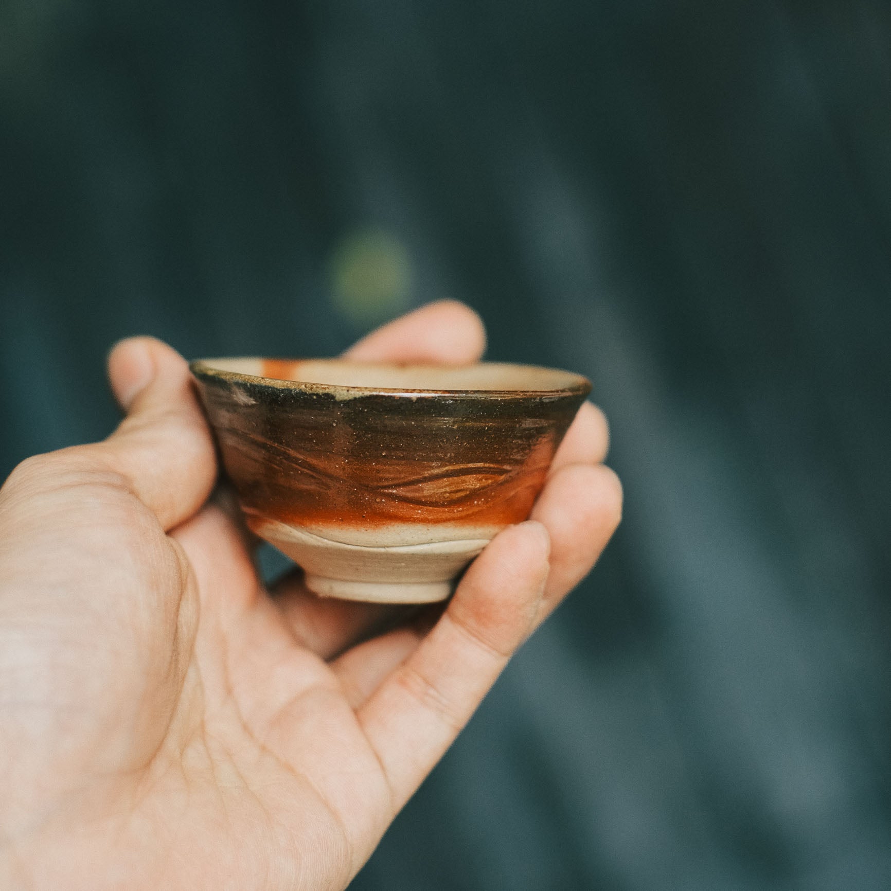 Tea Cup, Bizen Wood-Fired