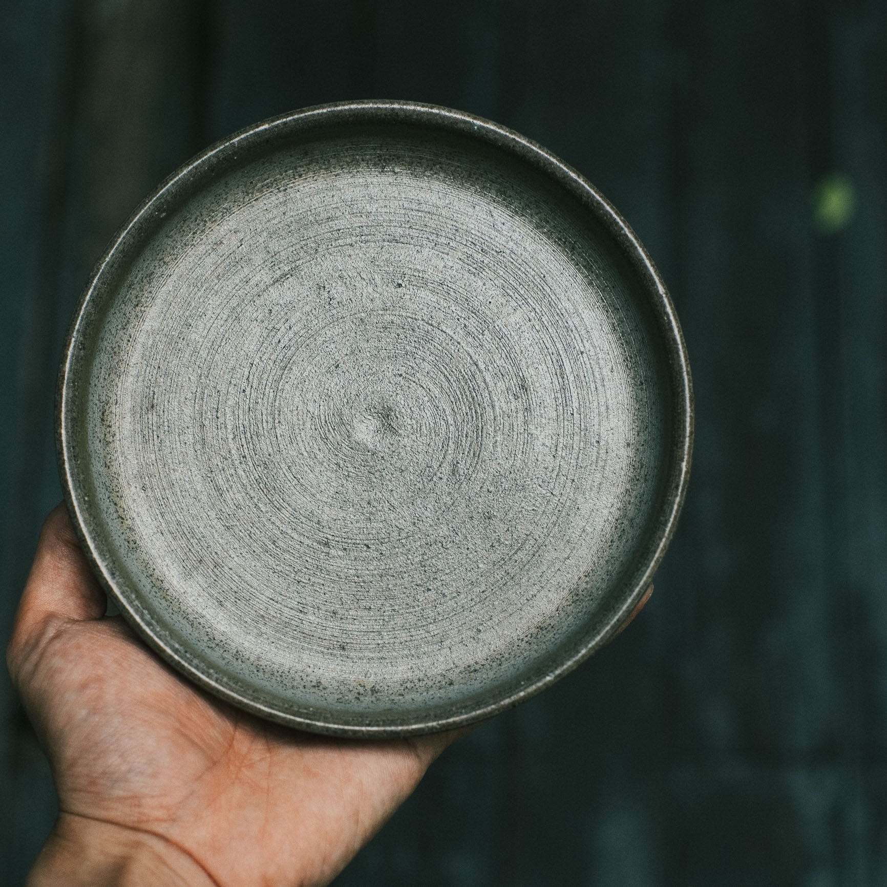 6in Round Plate, Wood-Fired Sueki