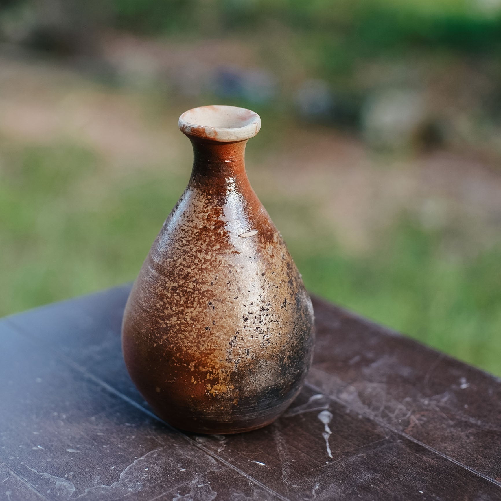 Tokkuri, Bizen Wood-Fired - Goma #1