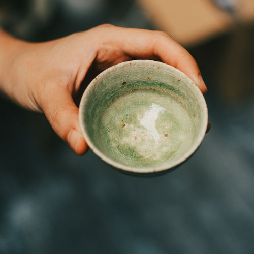 Sake/Tea Cup, Ash Glaze