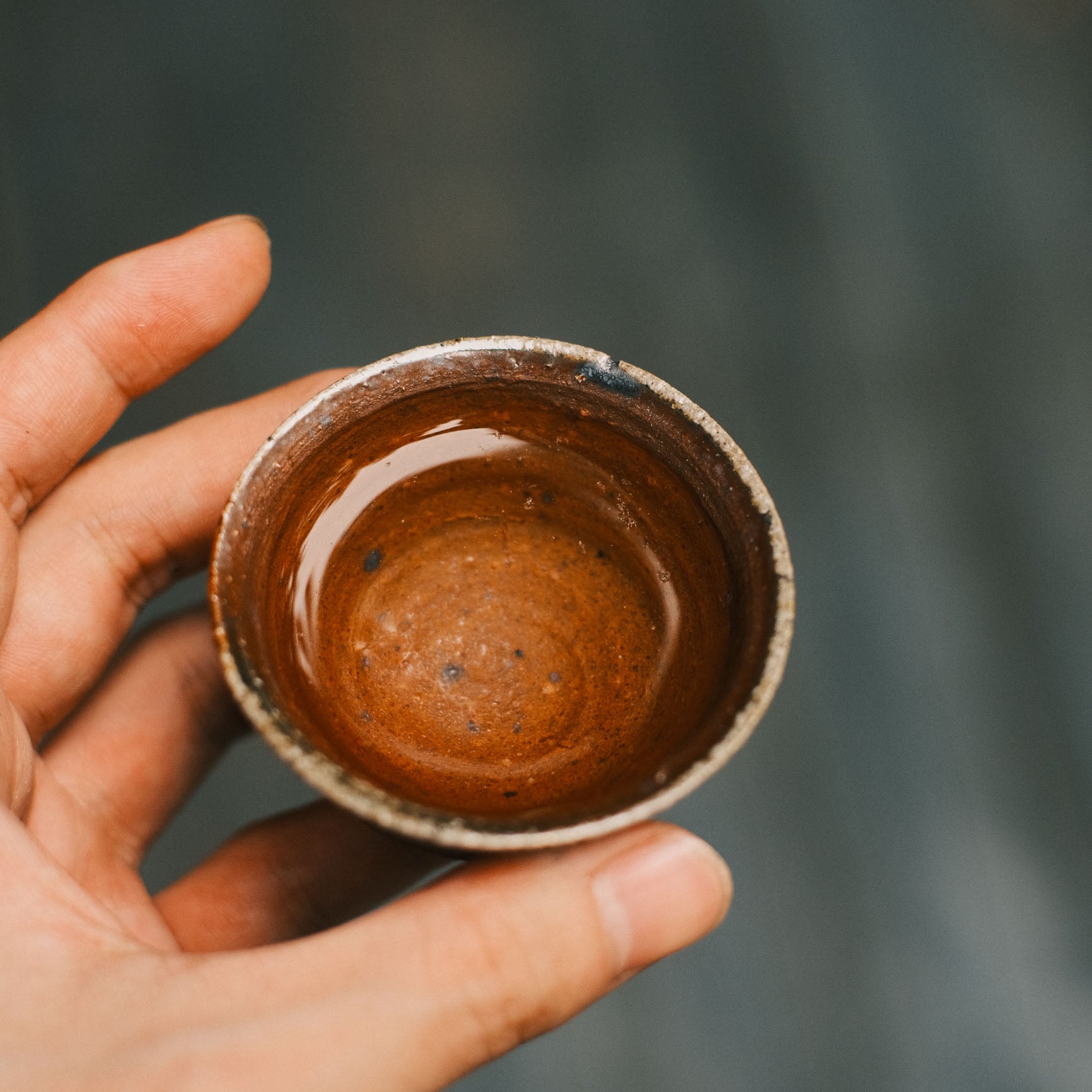 Sake/Tea Cup, Wood-Fired #5